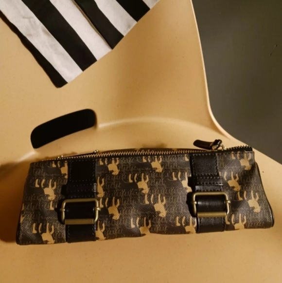 L.A.M.B. Gven Stefanie Black Designer Clutch - Picture 5 of 15